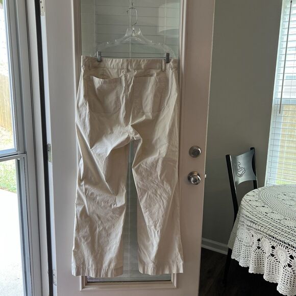 J Crew Women’s Pants 34T  Linen Blend Wide Leg Pants - Picture 2 of 5